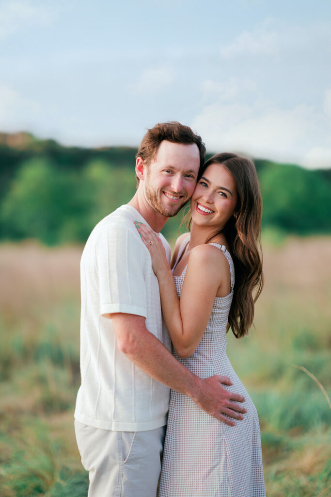 engagement session on film in Texas