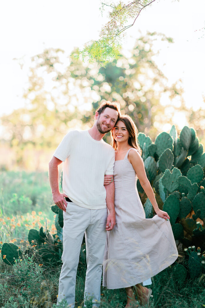 engagement session on film in Texas