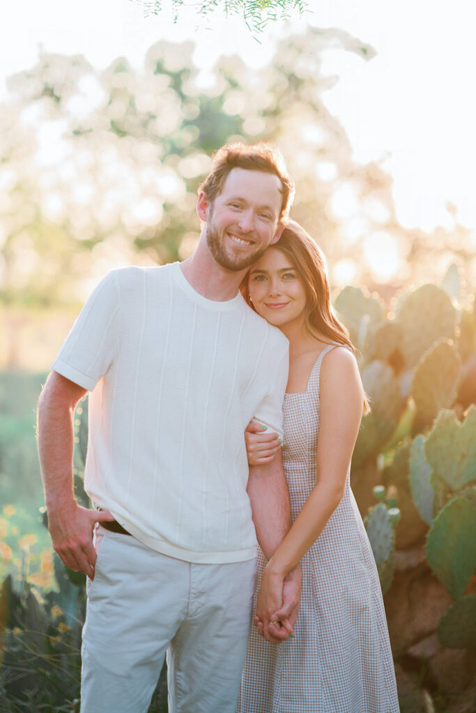engagement session on film in Texas