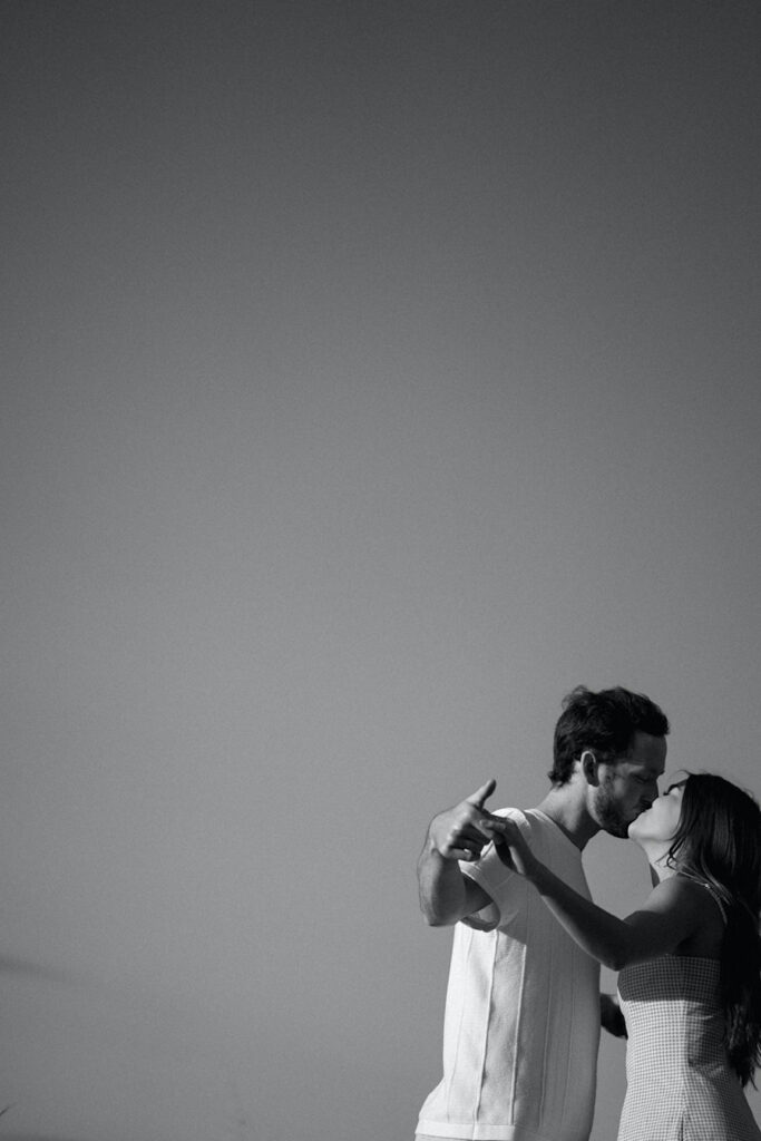 engagement session on film in Texas
