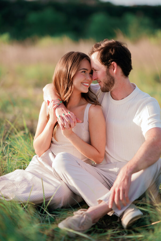 engagement session on film in Texas