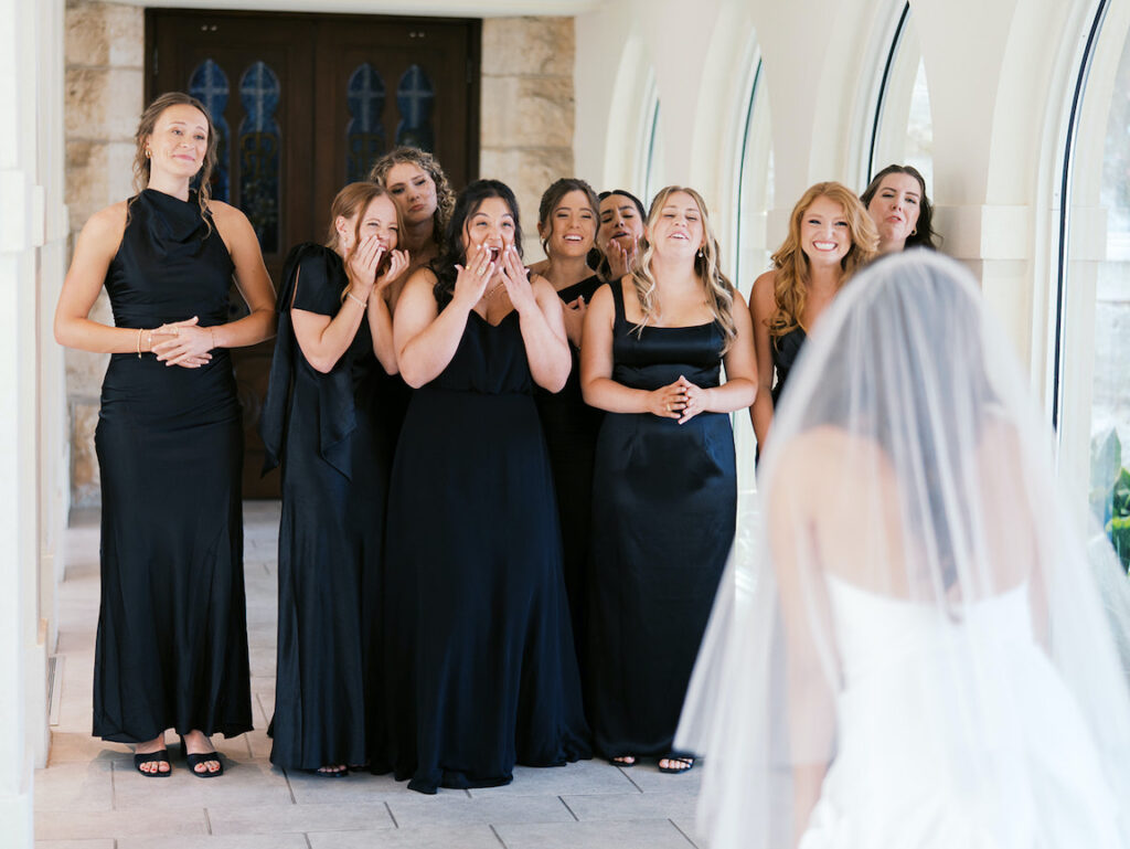 Texas Hill Country wedding bride getting ready