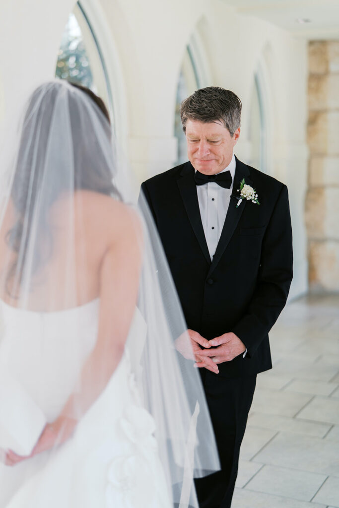 Texas Hill Country wedding bride getting ready