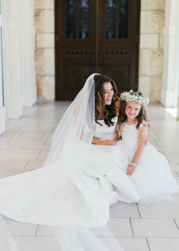 Texas Hill Country wedding bride getting ready