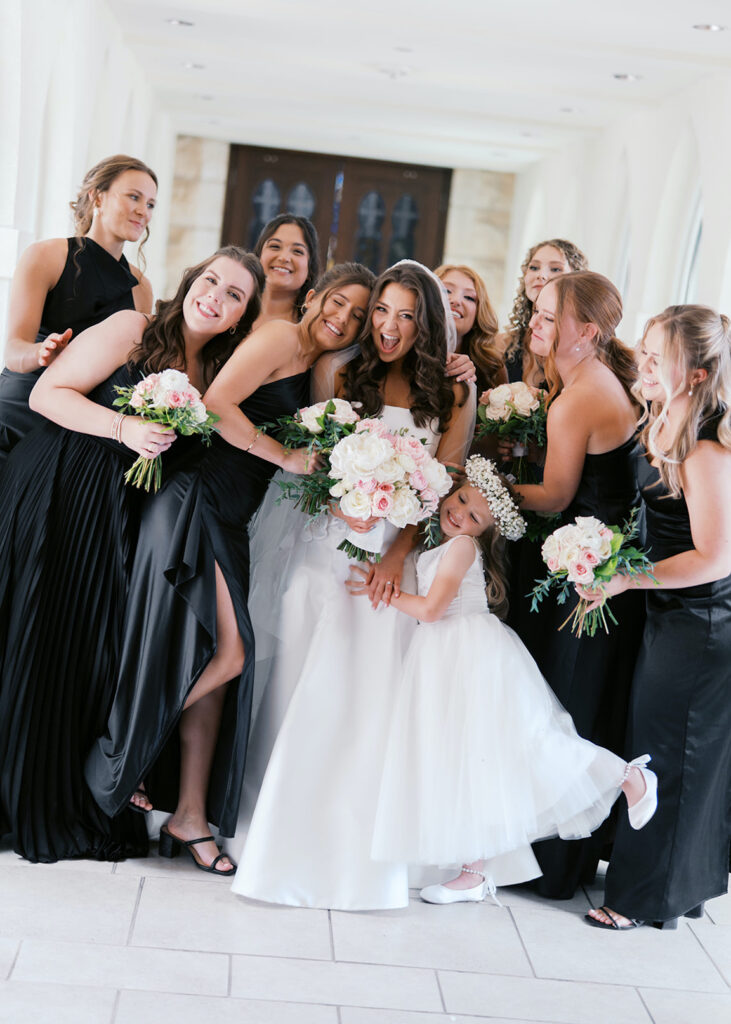 Texas Hill Country wedding bride getting ready