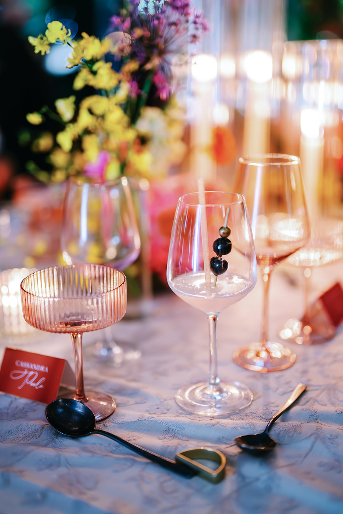 toasts to the bride and groom at wedding at the austin proper