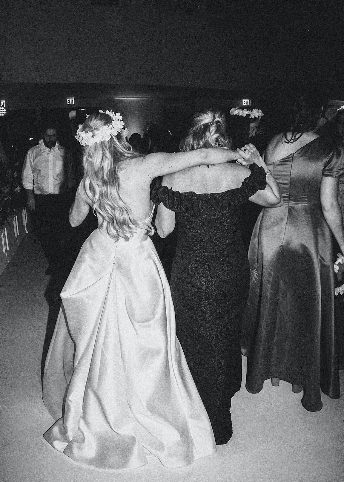 dance party at the reception of a wedding at the austin proper