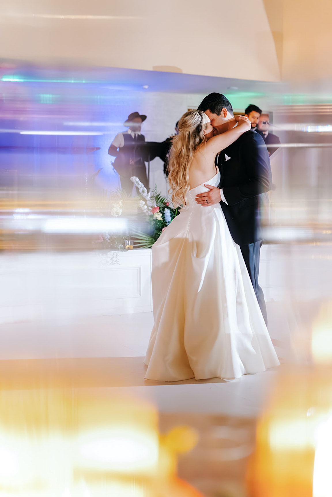 dance party at the reception of a wedding at the austin proper