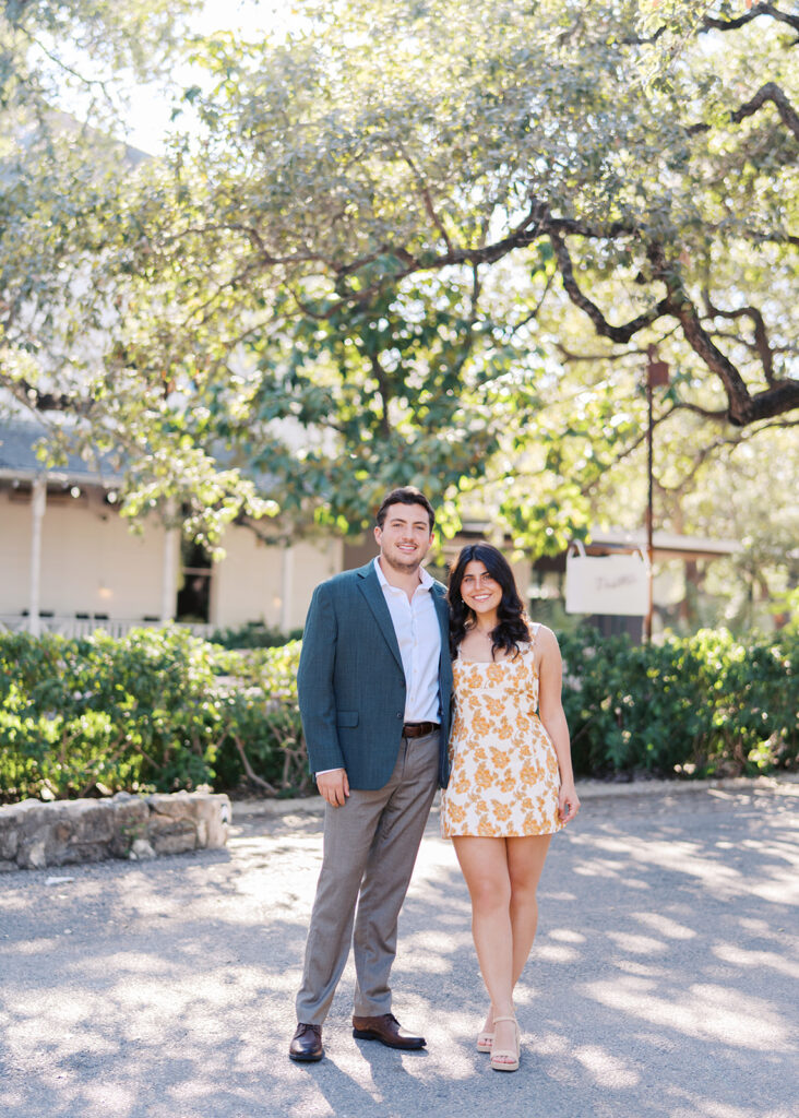 Austin Engagement Photo session at Mattie's