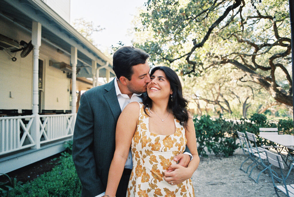 Austin Engagement Photo session at Mattie's