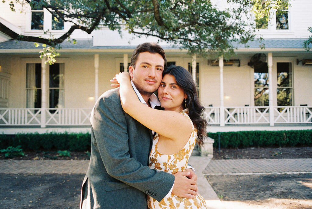 Austin Engagement Photo session at Mattie's