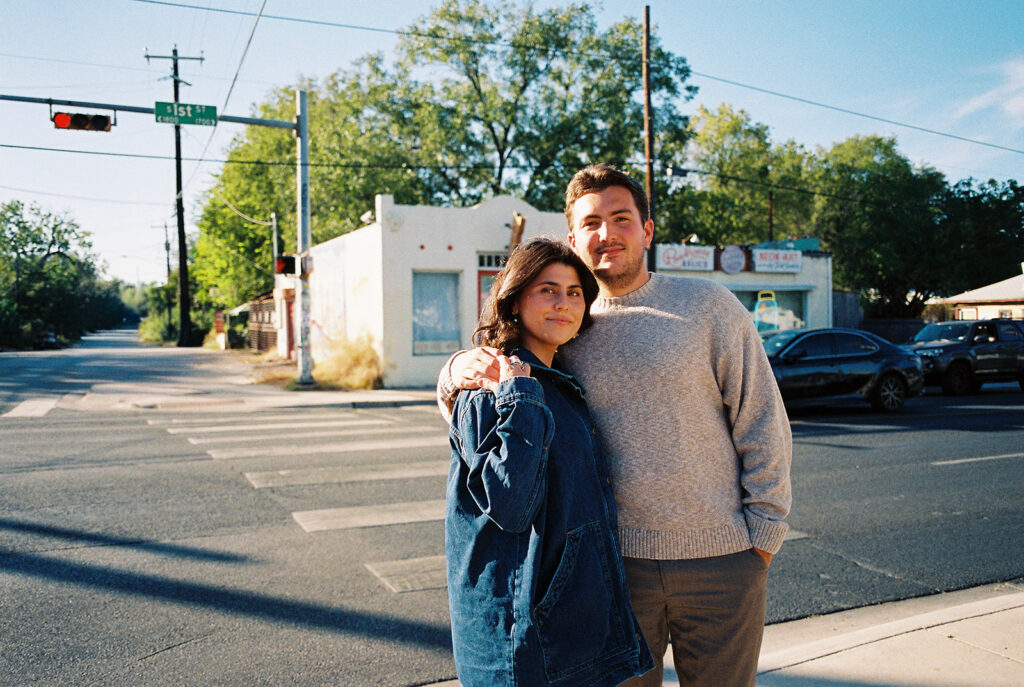 Austin Engagement Photo session on South First Street