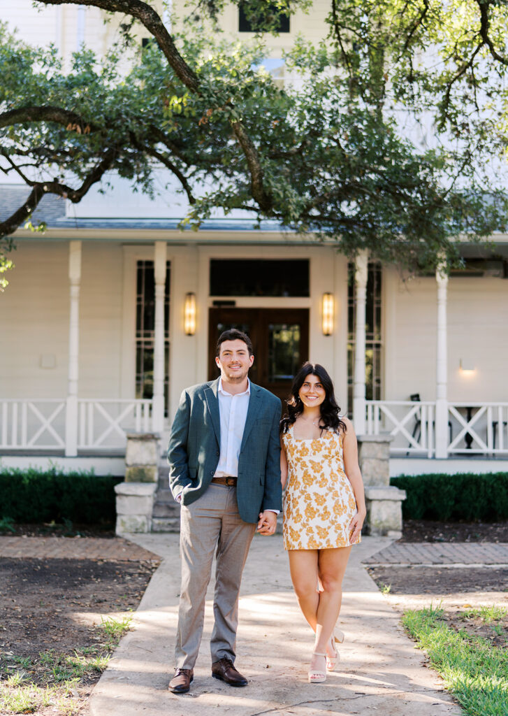 Austin Engagement Photo session at Mattie's