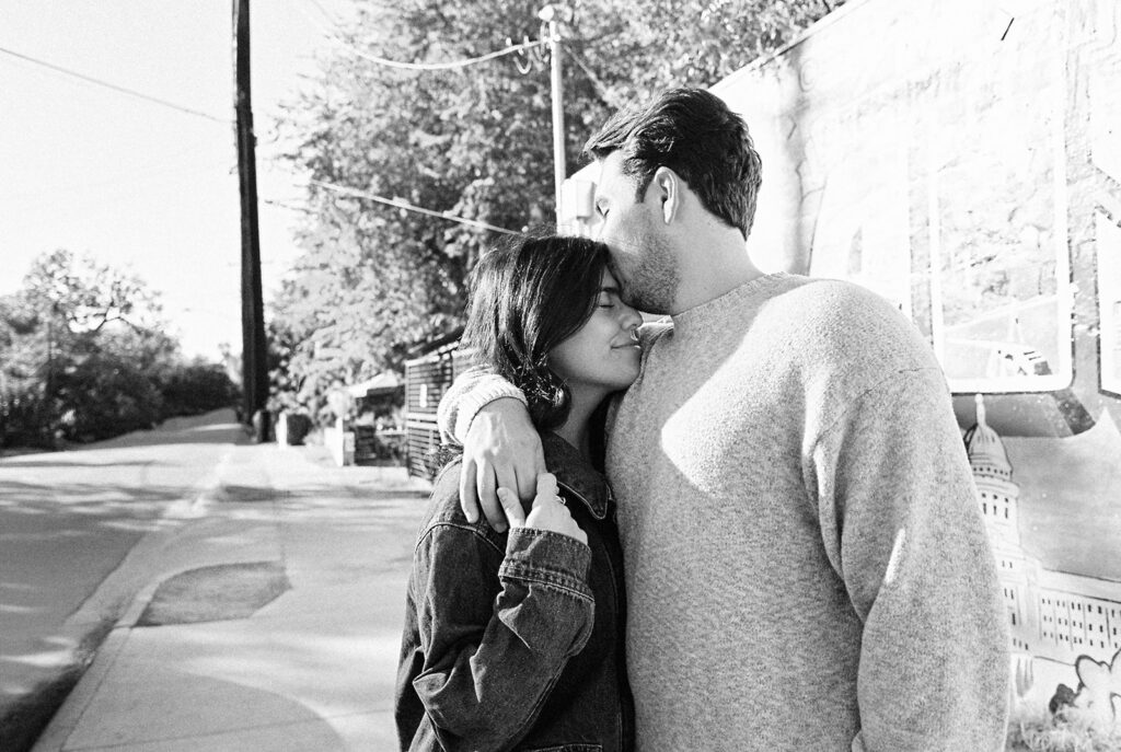 Austin Engagement Photo session on South First Street