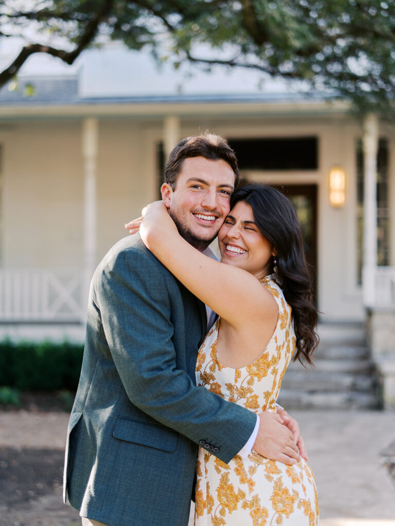 Austin Engagement Photo session at Mattie's