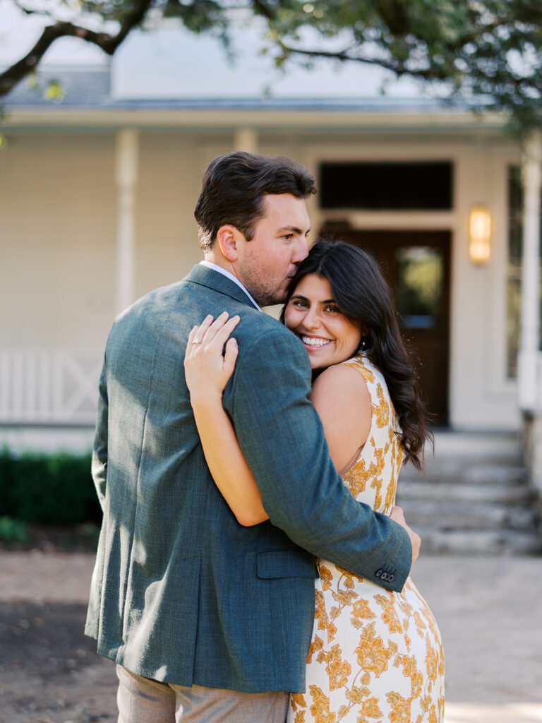 Austin Engagement Photo session at Mattie's