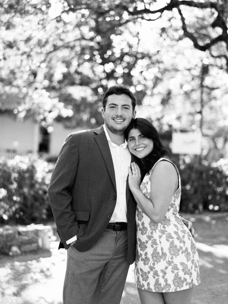 Austin Engagement Photo session at Mattie's