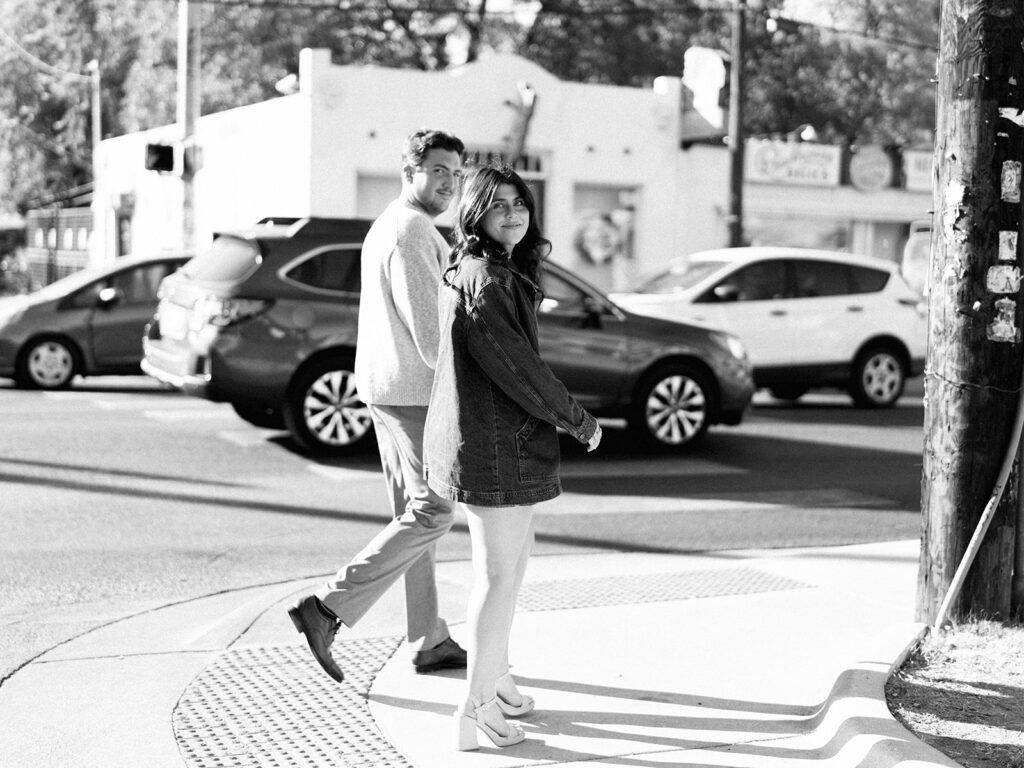 Austin Engagement Photo session on South First Street