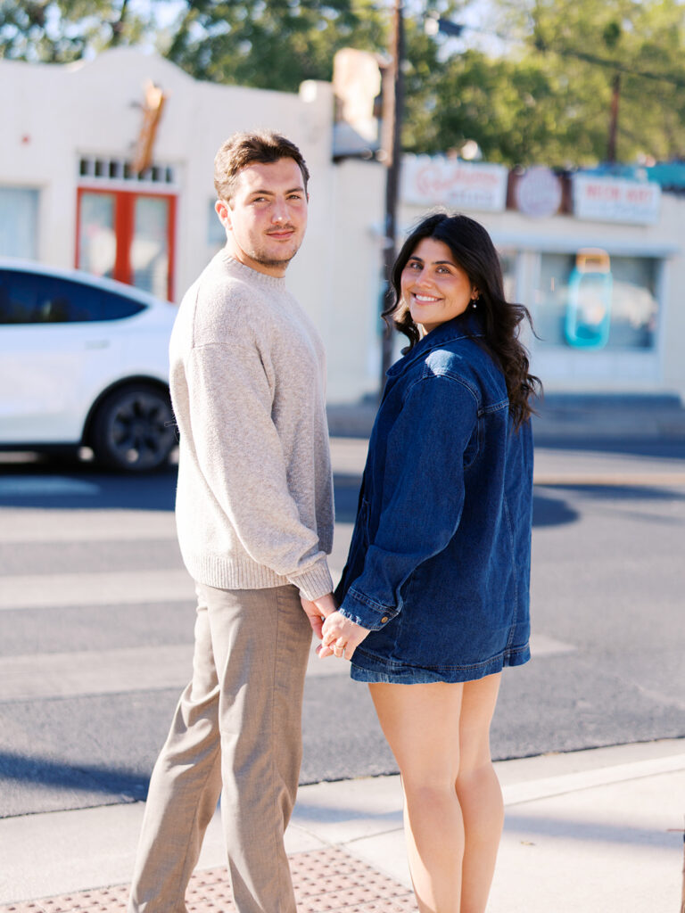 Austin Engagement Photo session on South First Street