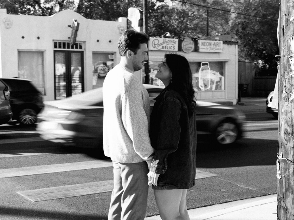 Austin Engagement Photo session on South First Street