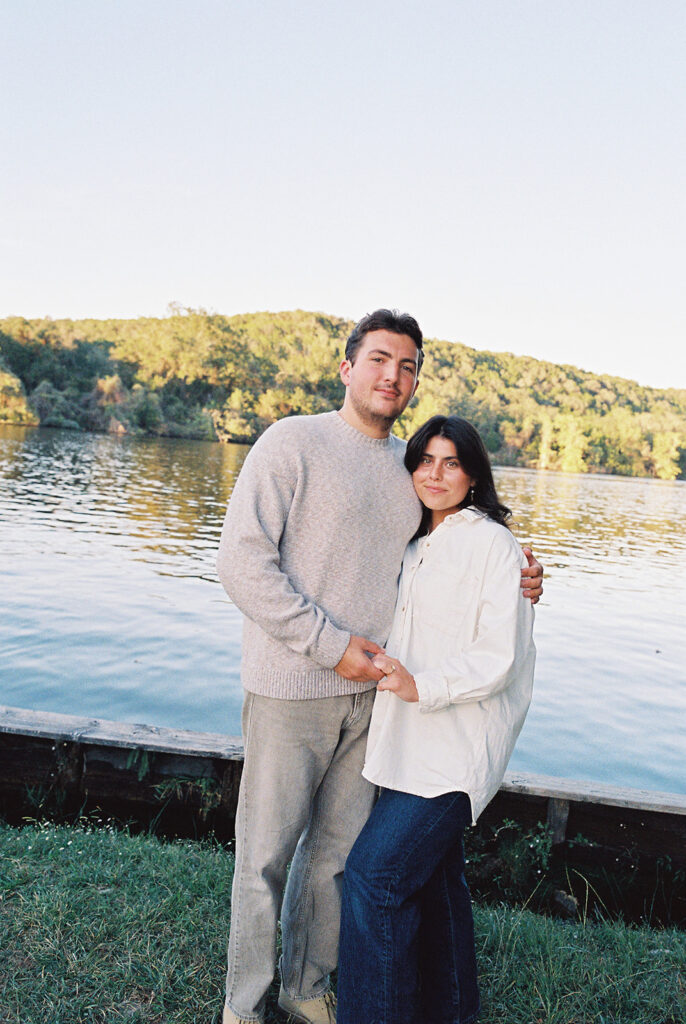 Austin Engagement Photo session at Commons Ford Park