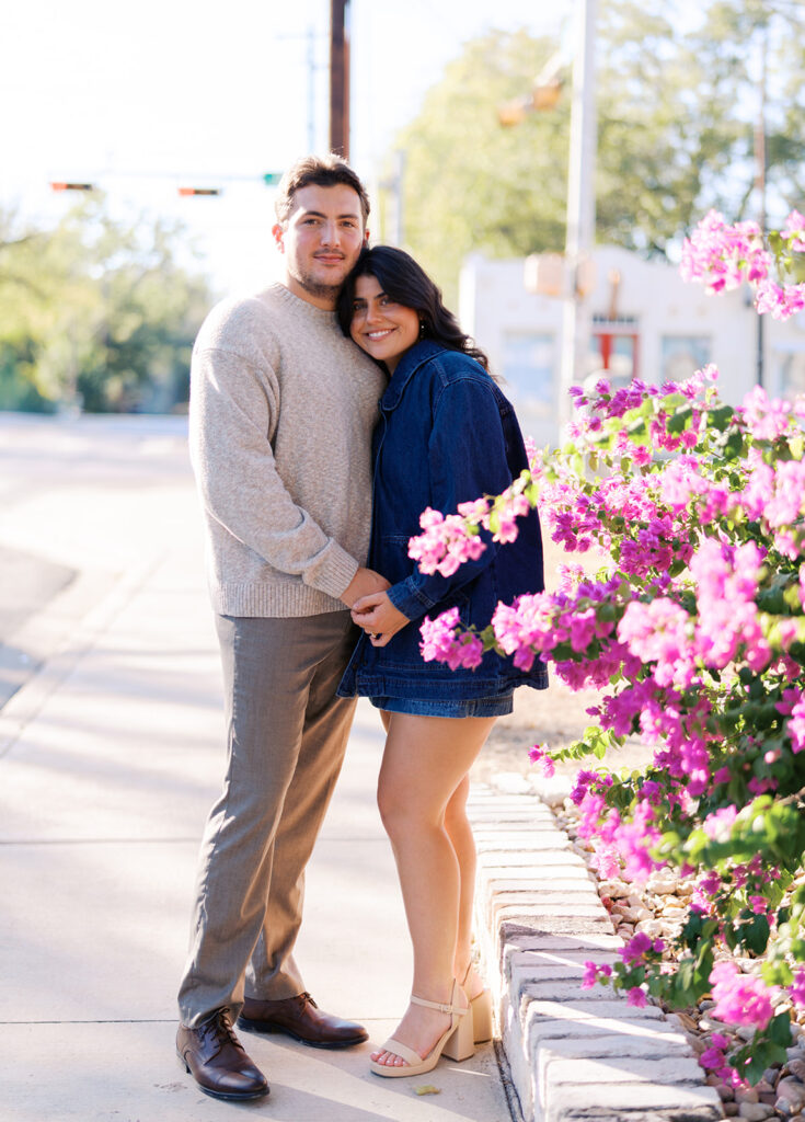 Austin Engagement Photo session on South First Street