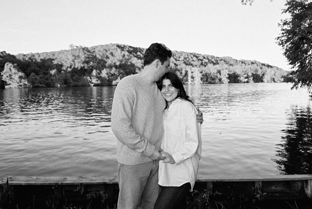 Austin Engagement Photo session at Commons Ford Park