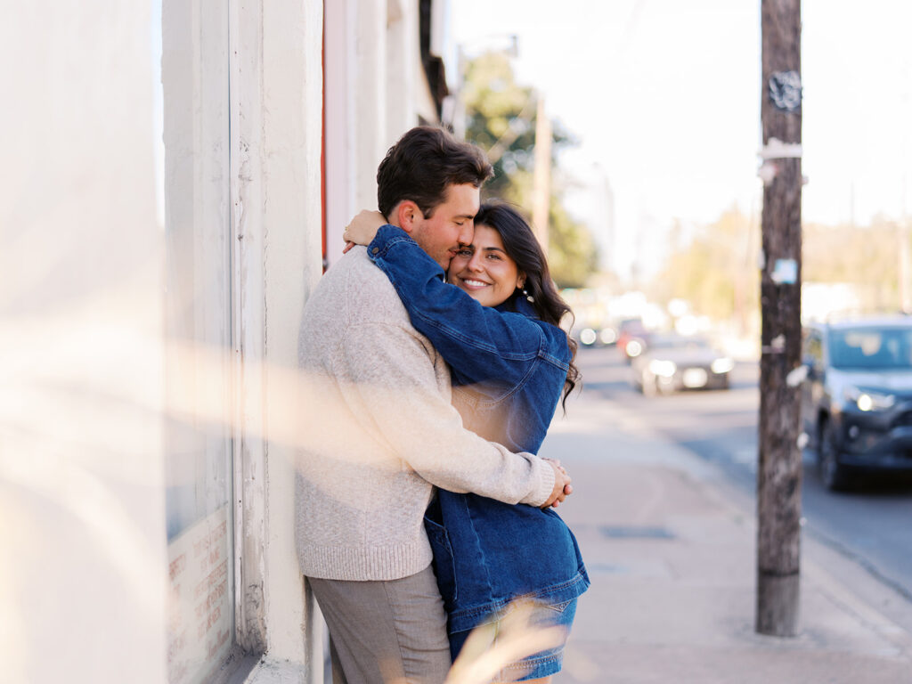 Austin Engagement Photo session on South First Street