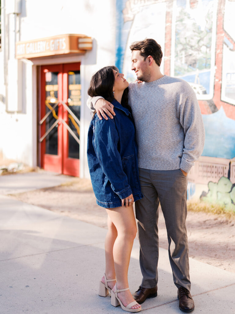 Austin Engagement Photo session on South First Street