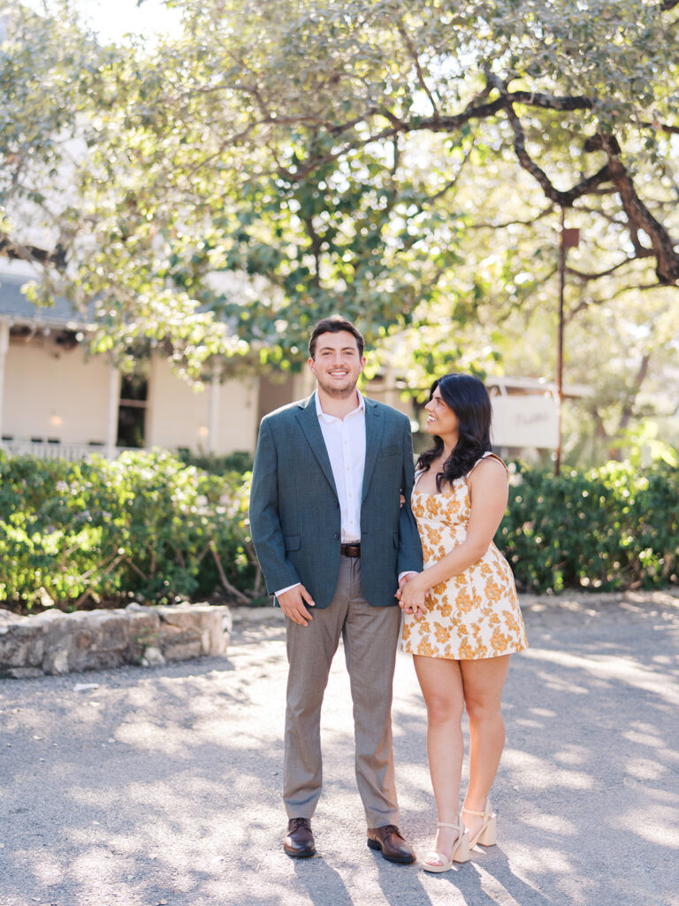 Austin Engagement Photo session at Mattie's