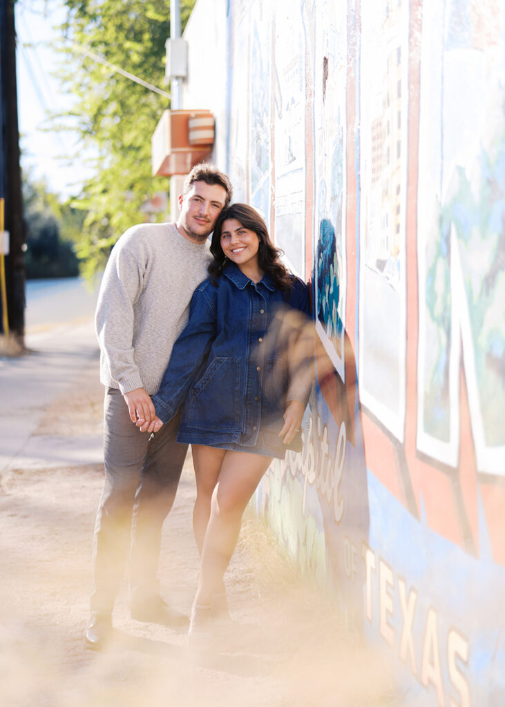 Austin Engagement Photo session on South First Street