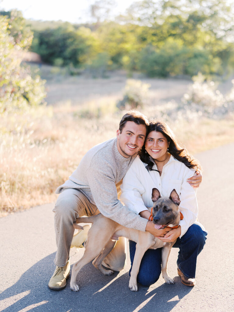 Austin Engagement Photo session at Commons Ford Park