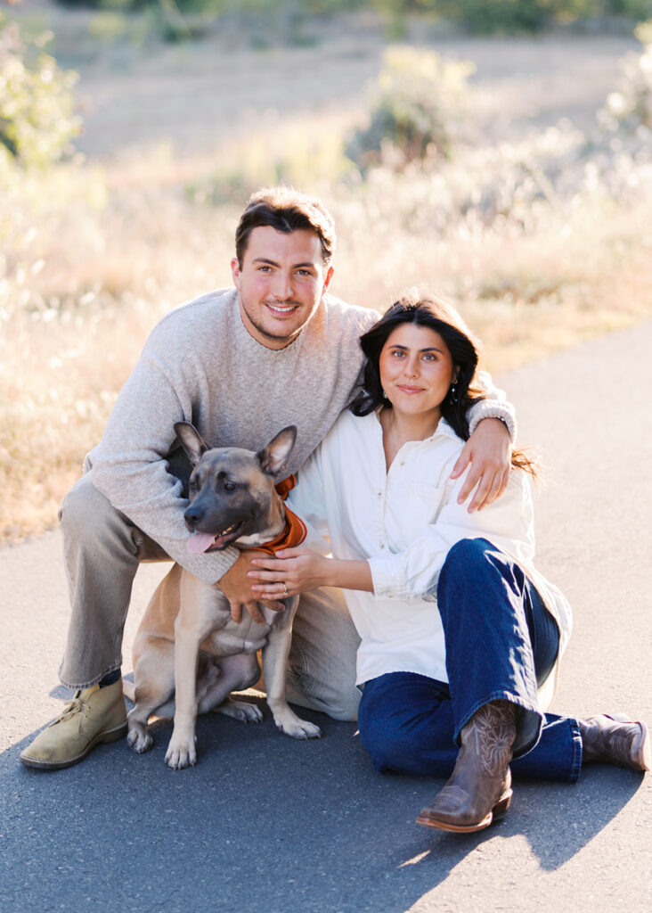 Austin Engagement Photo session at Commons Ford Park