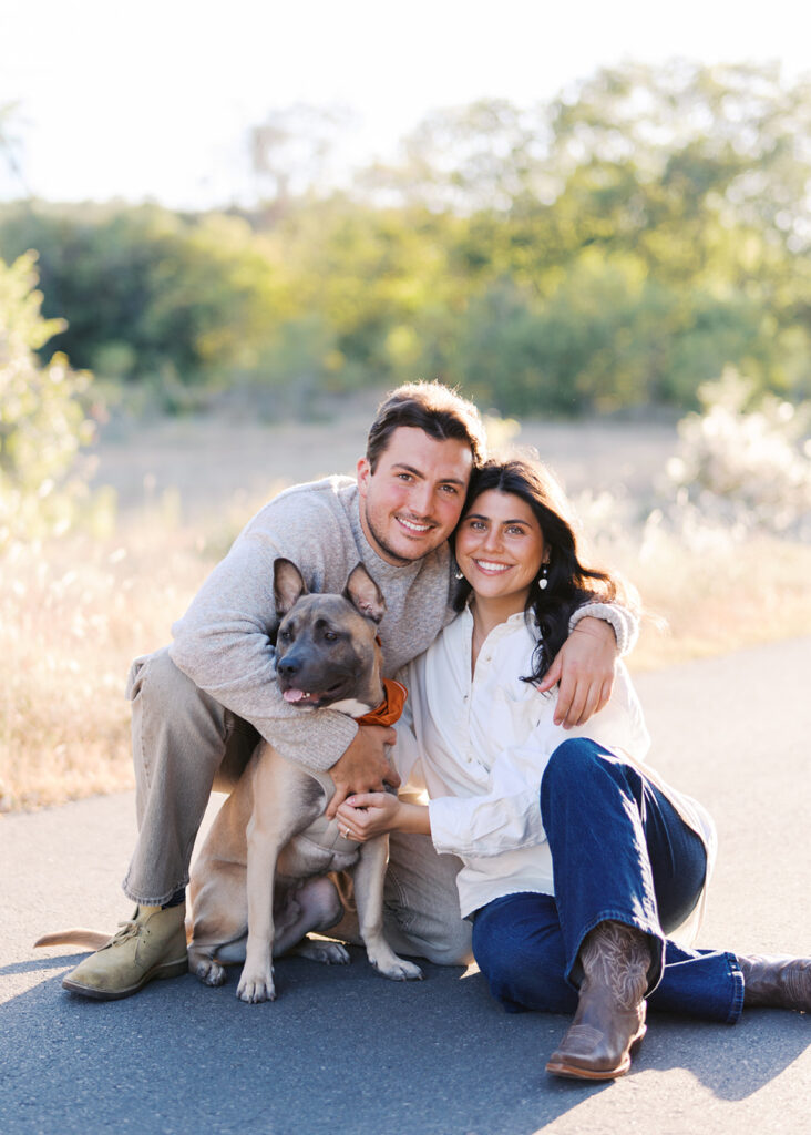Austin Engagement Photo session at Commons Ford Park