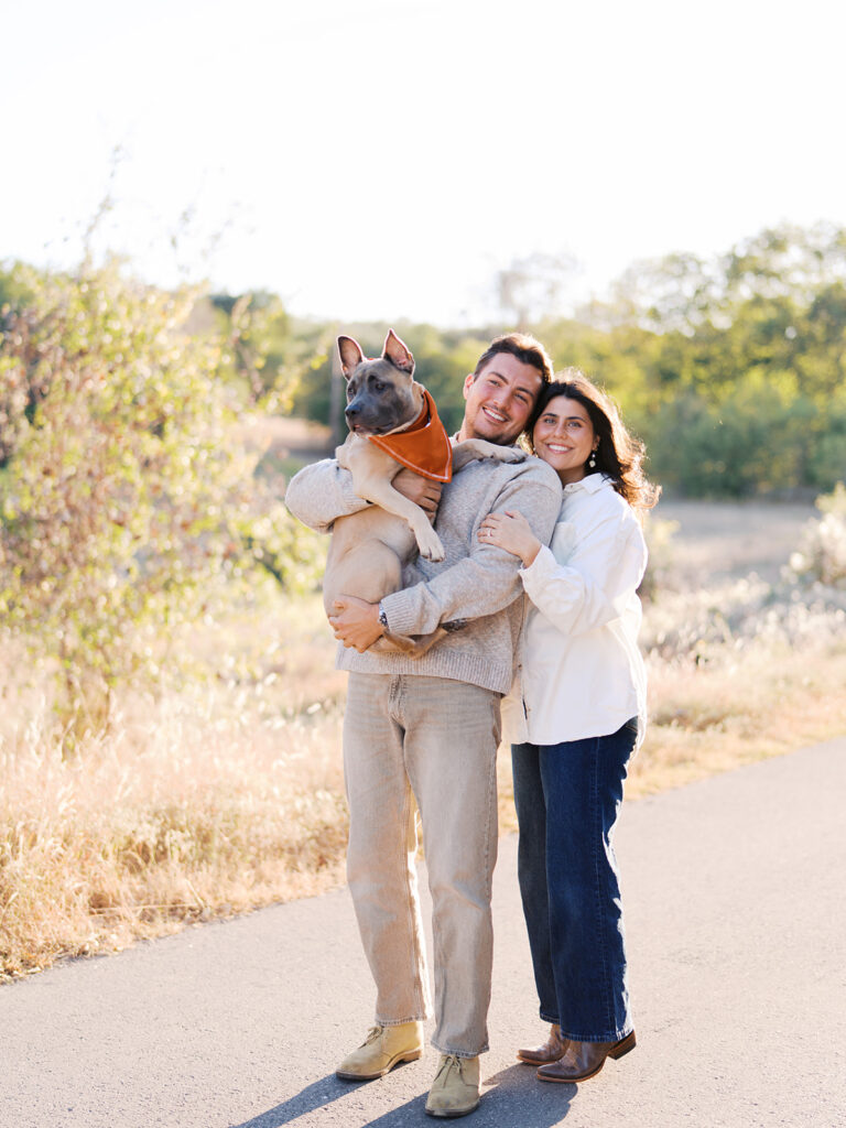 Austin Engagement Photo session at Commons Ford Park