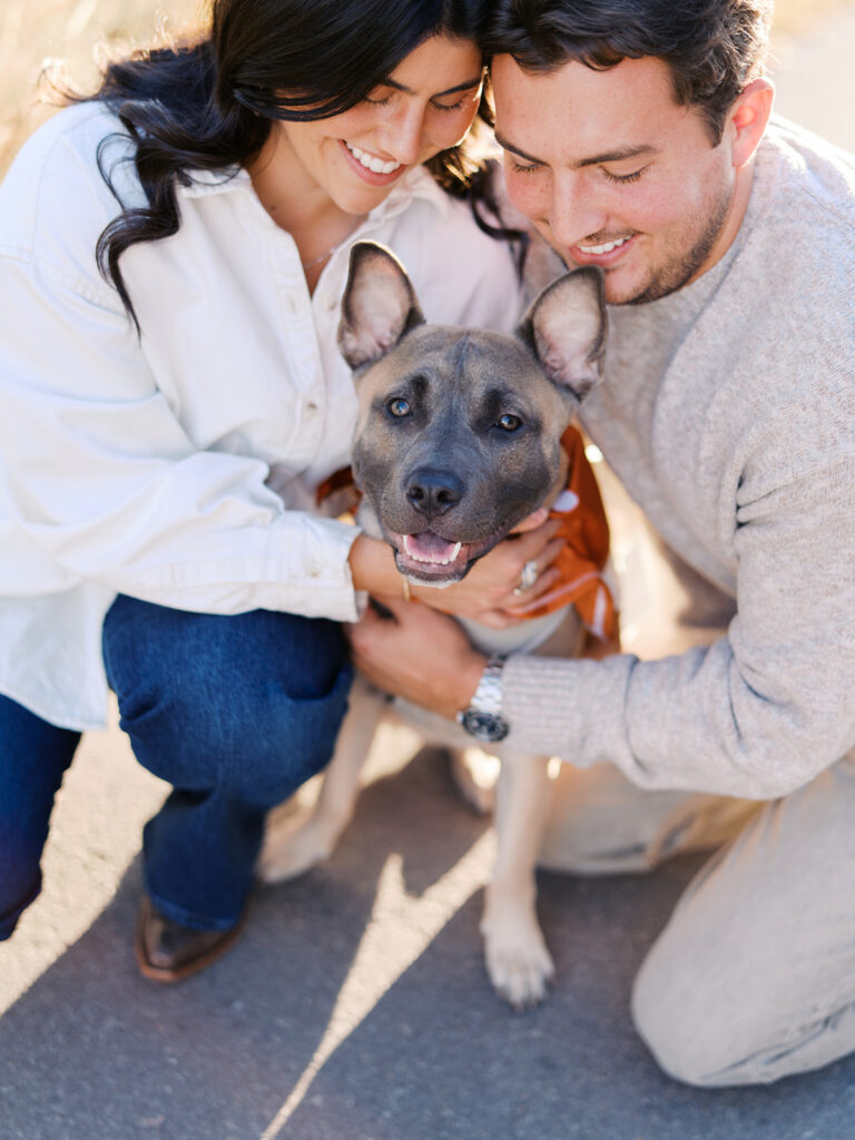 Austin Engagement Photo session at Commons Ford Park