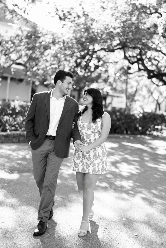 Austin Engagement Photo session at Mattie's