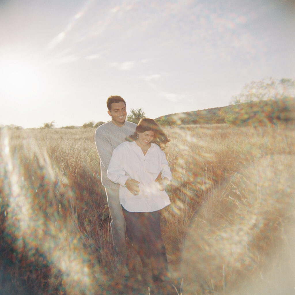 Austin Engagement Photo session at Commons Ford Park