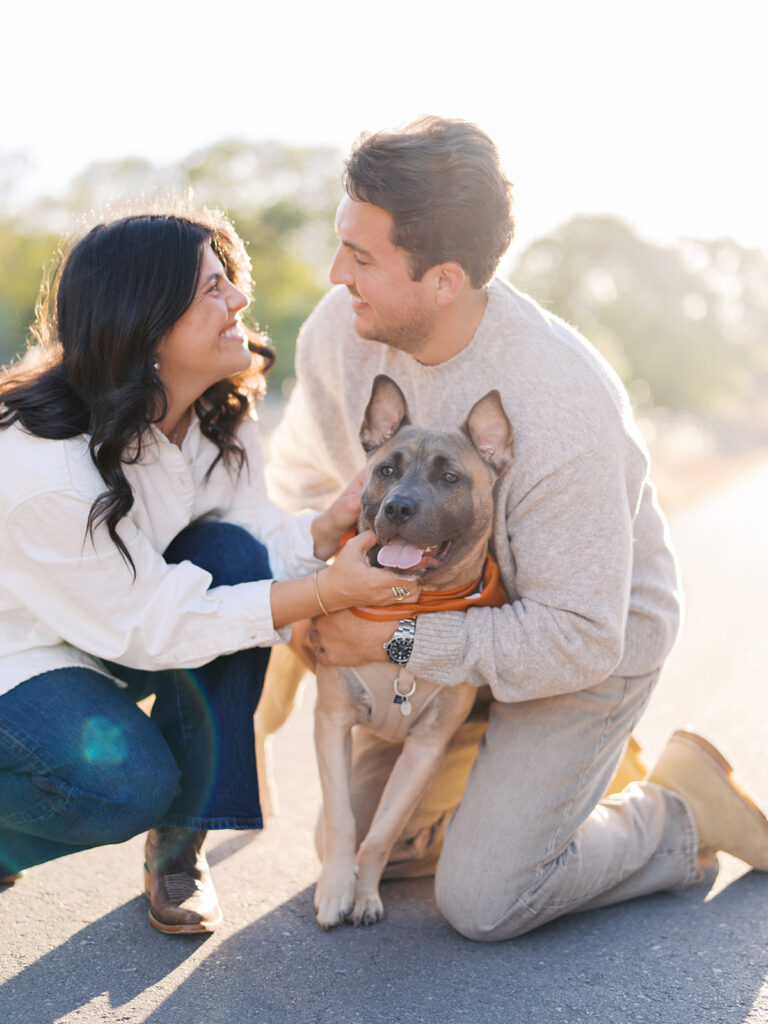 Austin Engagement Photo session at Commons Ford Park