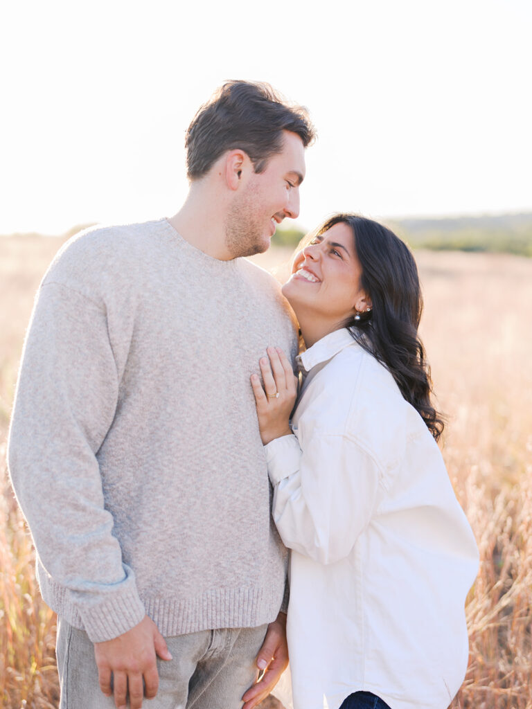 Austin Engagement Photo session at Commons Ford Park