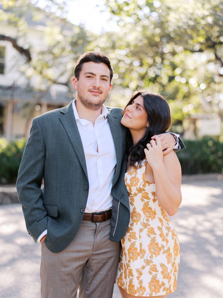 Austin Engagement Photo session at Mattie's