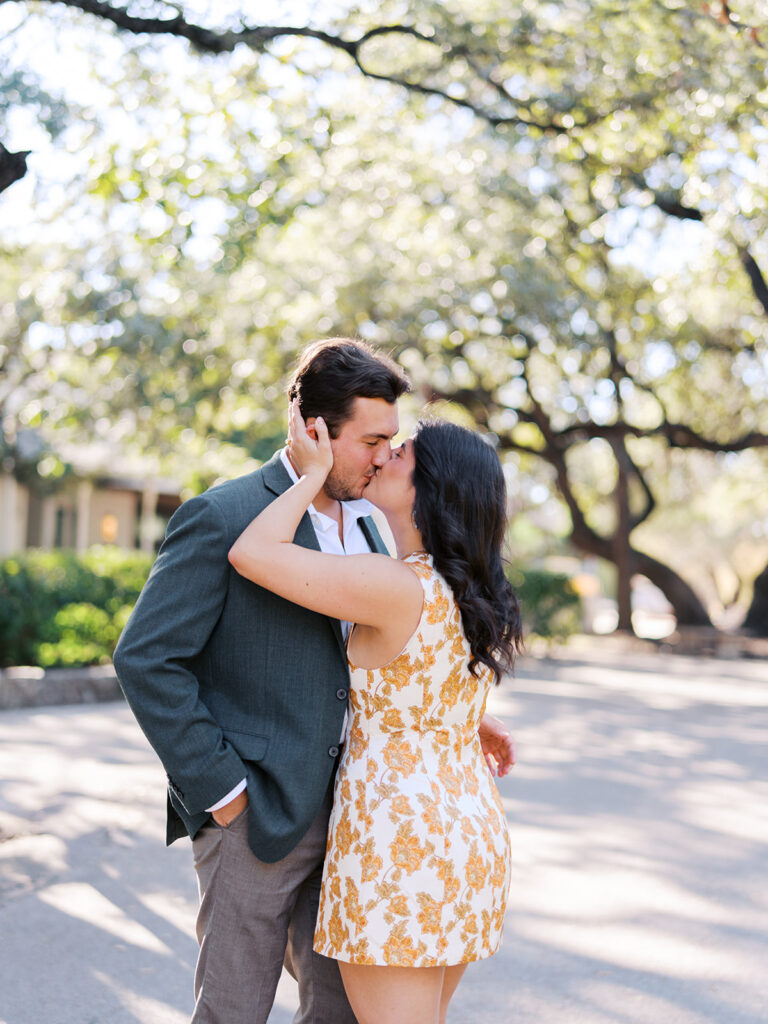 Austin Engagement Photo session at Mattie's