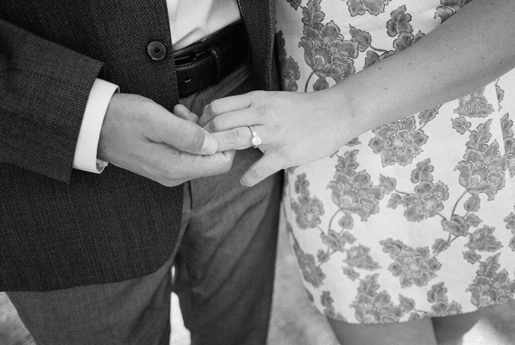 Austin Engagement Photo session at Mattie's