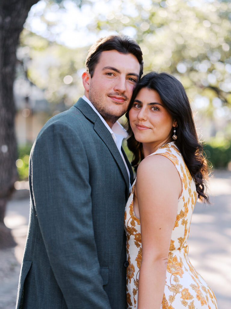 Austin Engagement Photo session at Mattie's