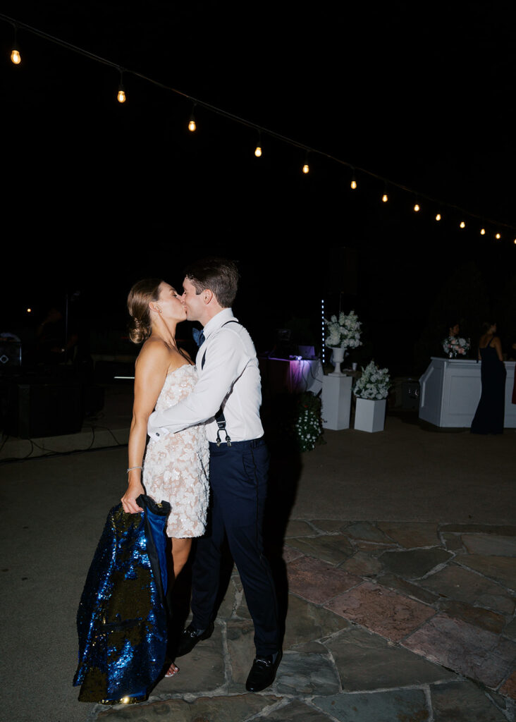 Elegant Texas wedding photography reception surrounded by family and friends