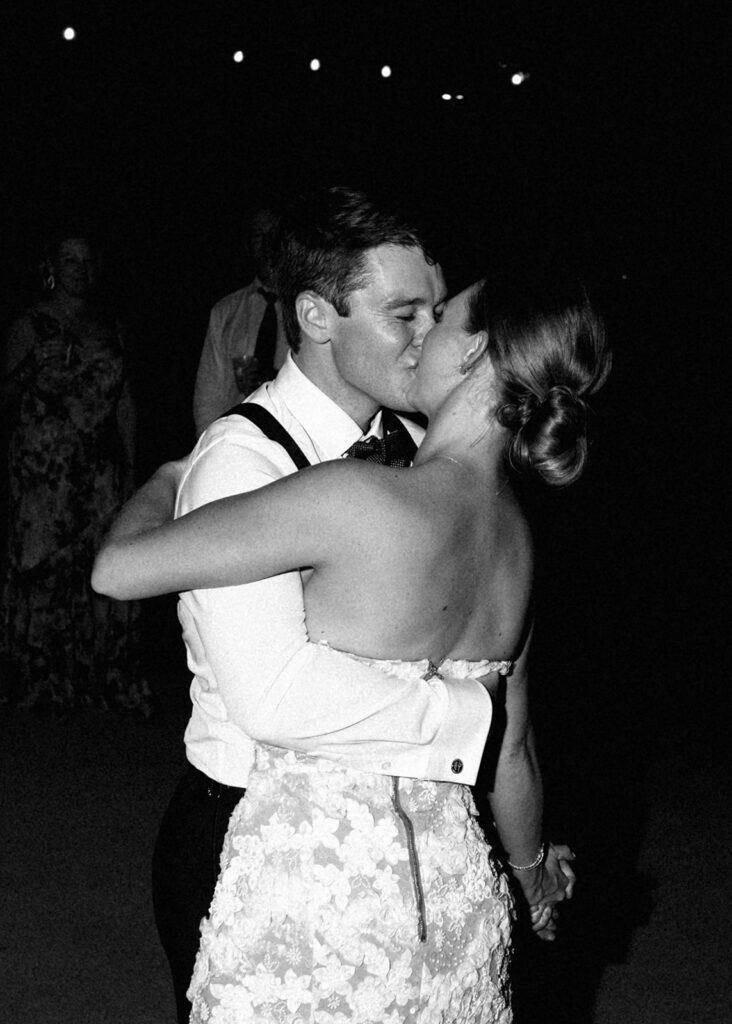 Elegant Texas wedding photography reception surrounded by family and friends