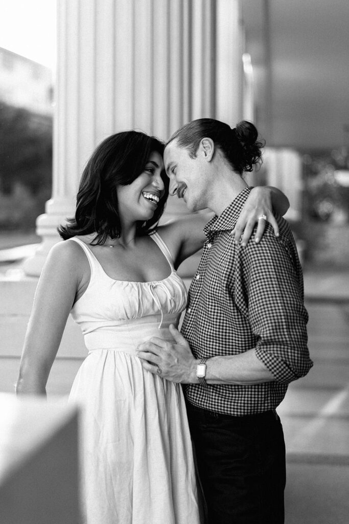 Engagement photography at Hotel Ella Austin captured on film by Kelsey Applebaum Photography