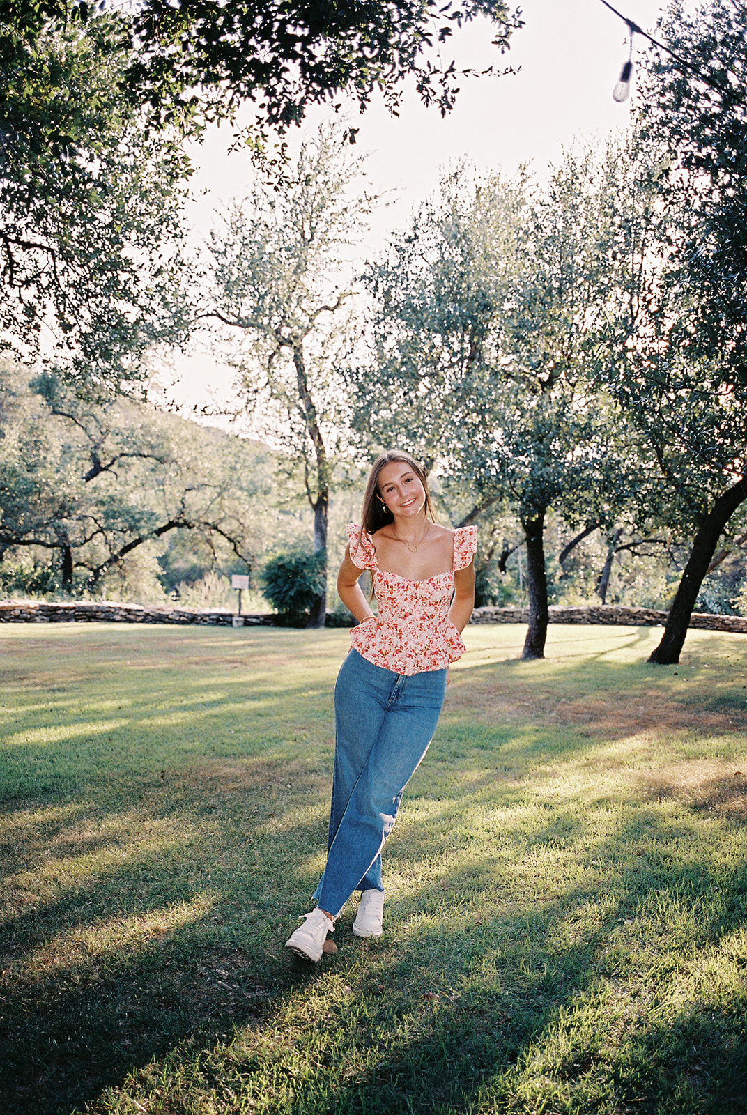 Film senior portraits at The Wayback Austin Texas by Kelsey Applebaum Photography