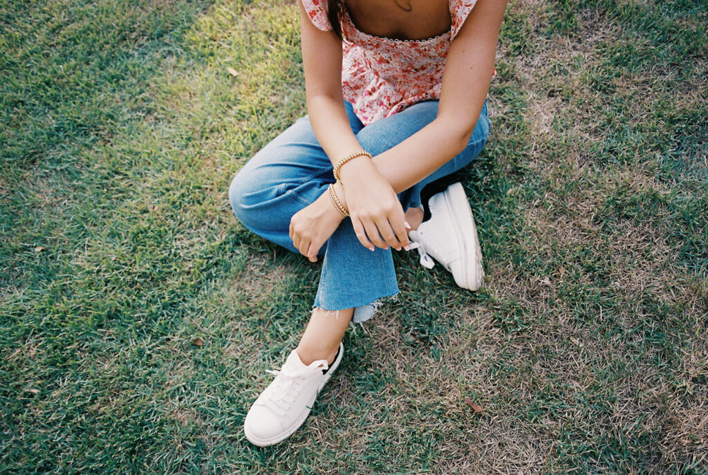 Film senior portraits at The Wayback Austin Texas by Kelsey Applebaum Photography