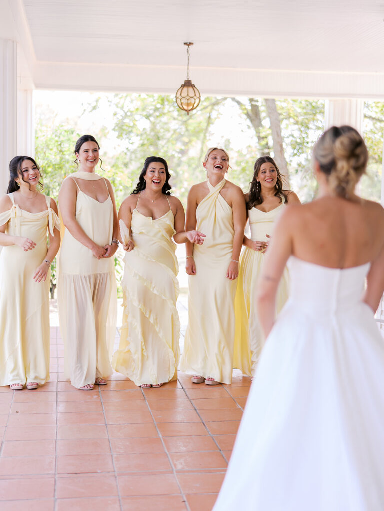 Bride getting ready on wedding morning at The Winfield Inn